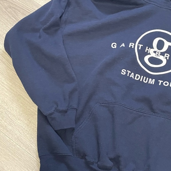 Garth Brooks Hoodie XL - Stadium Tour Edition (can be unisex) Navy Blue - Picture 3 of 6